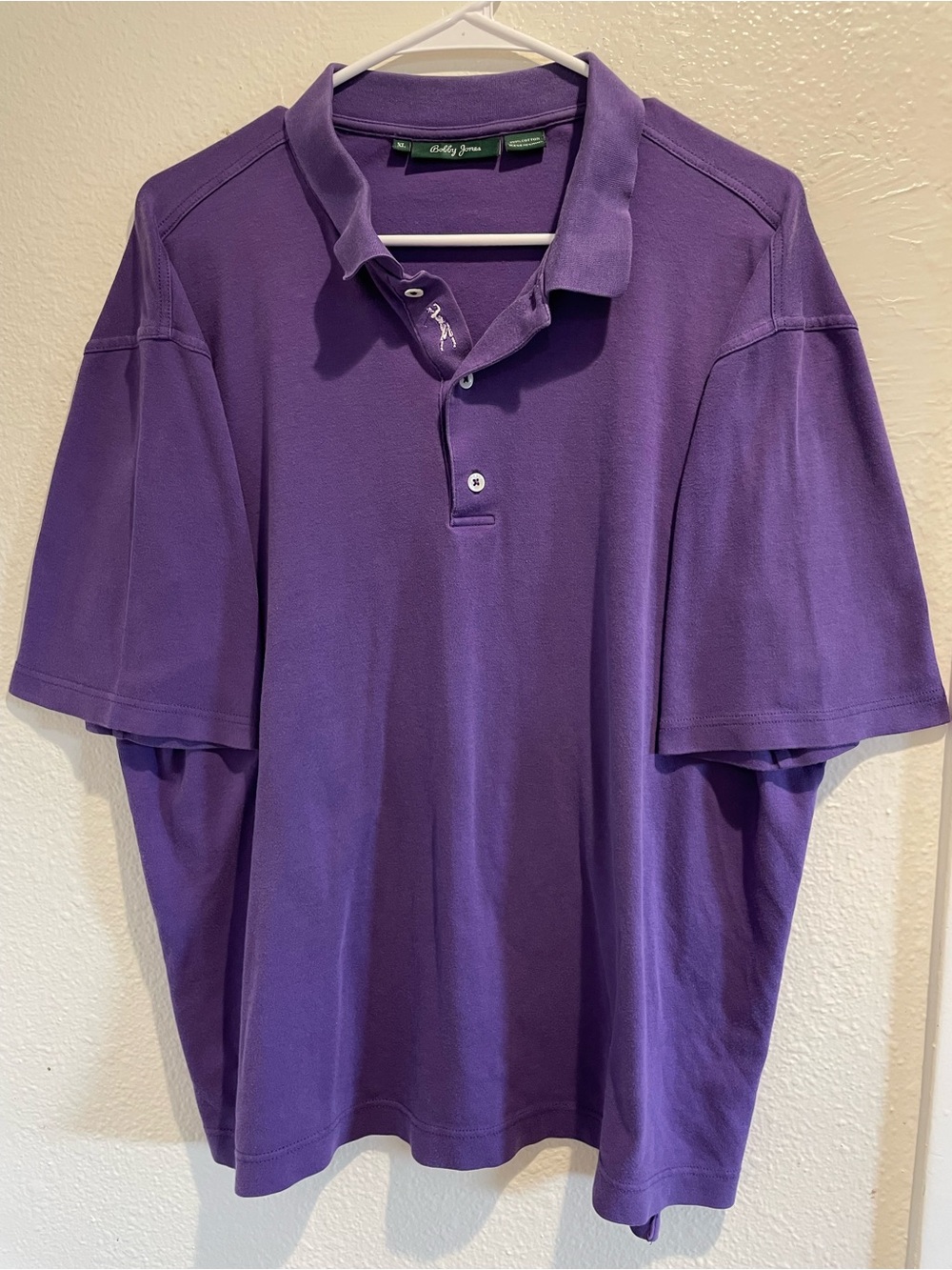 🏌️‍♂️ Bobby Jones Men's Purple Cotton Golf Polo XL